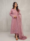 Elegant Pink Dhanak 3-Piece Suit – Premium Seasonal Collection