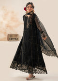 Noir Elegance — Black Chiffon Chadai Work Ensemble
