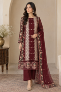 Maroon Royale — Embroidered 2-Piece Suit