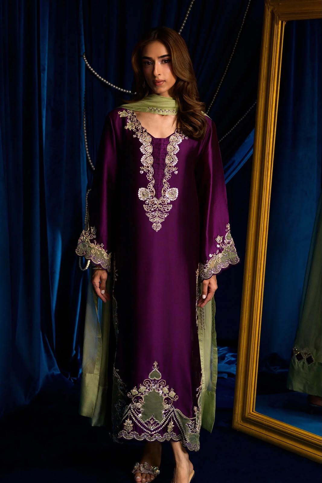 Maroon Royale — Maroon Embroidered 3-Piece Suit