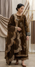 Premium Dhanak 3-Piece Suit – Elegant Traditional Collection
