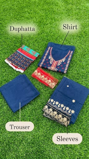 Maria B 3-Piece Dhanak Suit – Premium Collection
