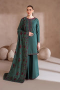Emerald Green Embroidered 3-Piece Suit