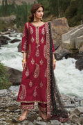 Maroon Royale — Maroon Embroidered 3-Piece Suit